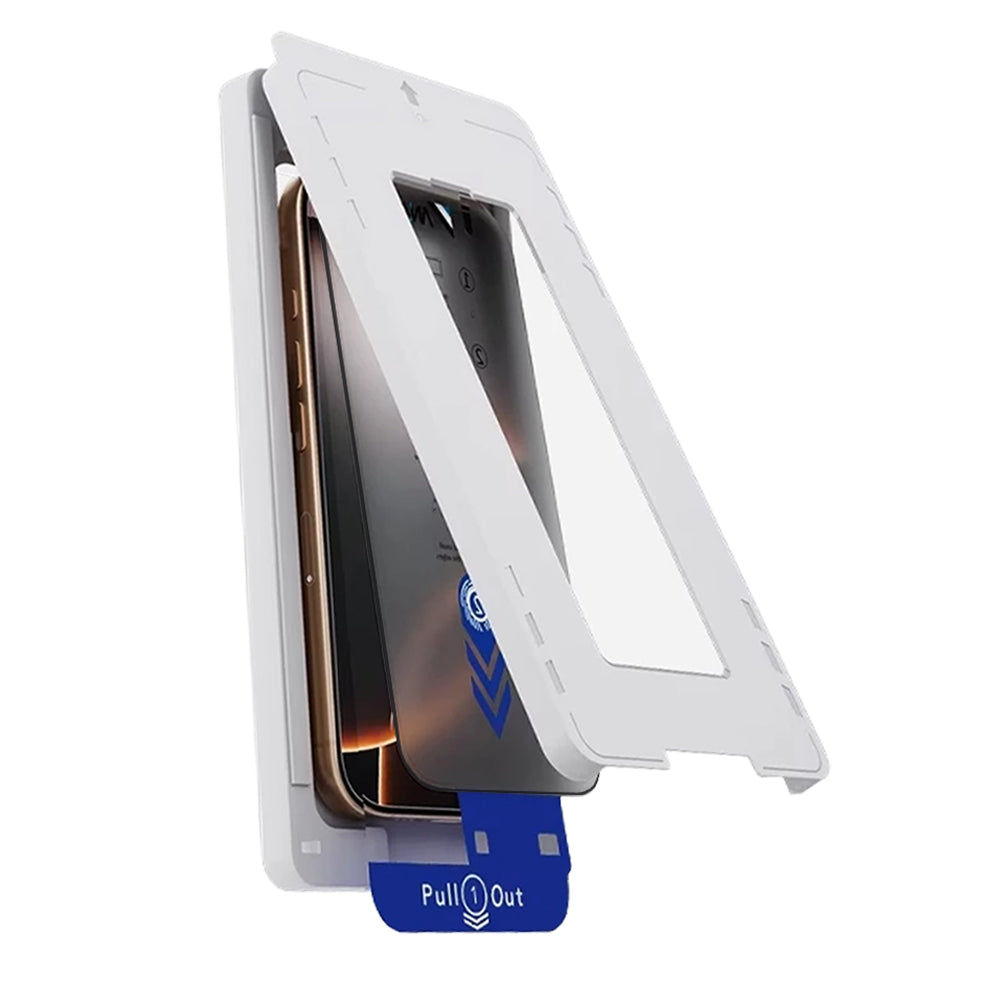 Folie de protectie Ecran Privacy Anank 2X Reinforced pentru Apple iPhone 15 Pro Max, Sticla Securizata, Full Glue, 2.5D