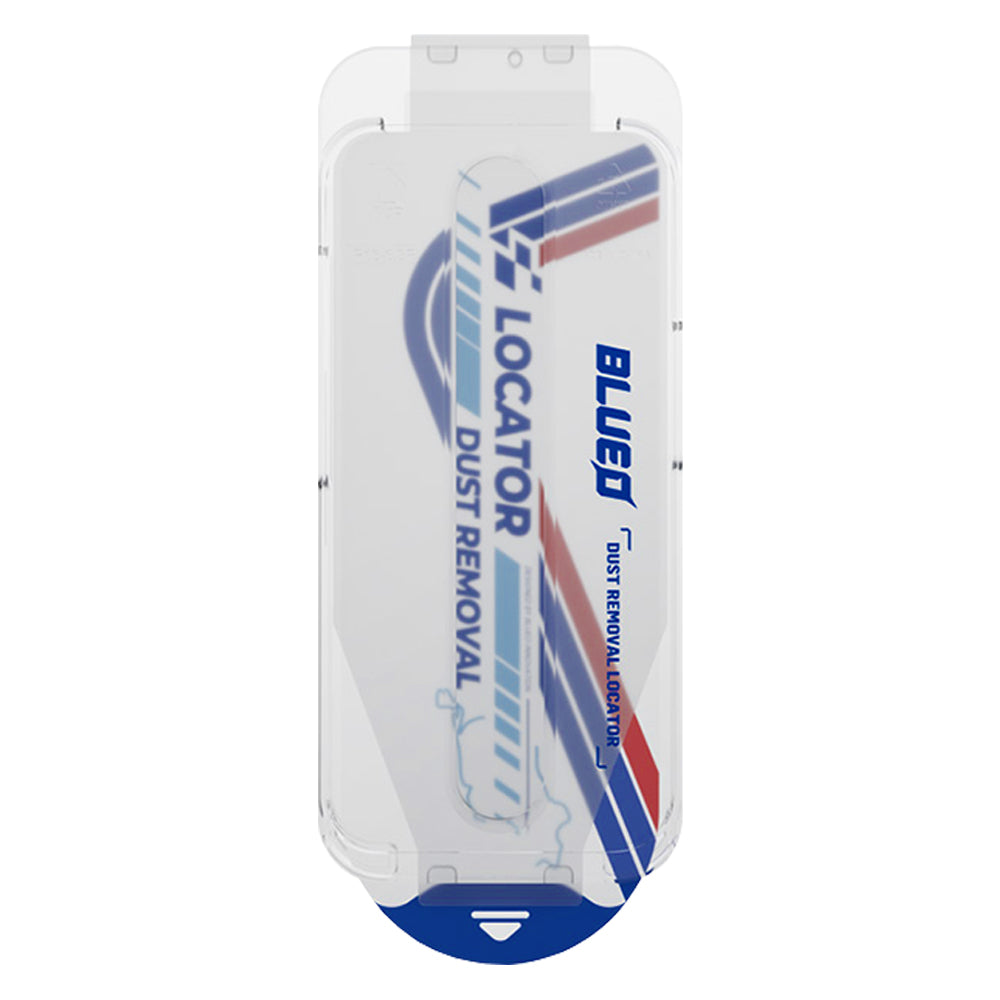Folie de protectie Ecran Privacy Blueo Anti-Peep Applicator Pro pentru Apple iPhone 15 Pro Max, Sticla Securizata, Full Glue