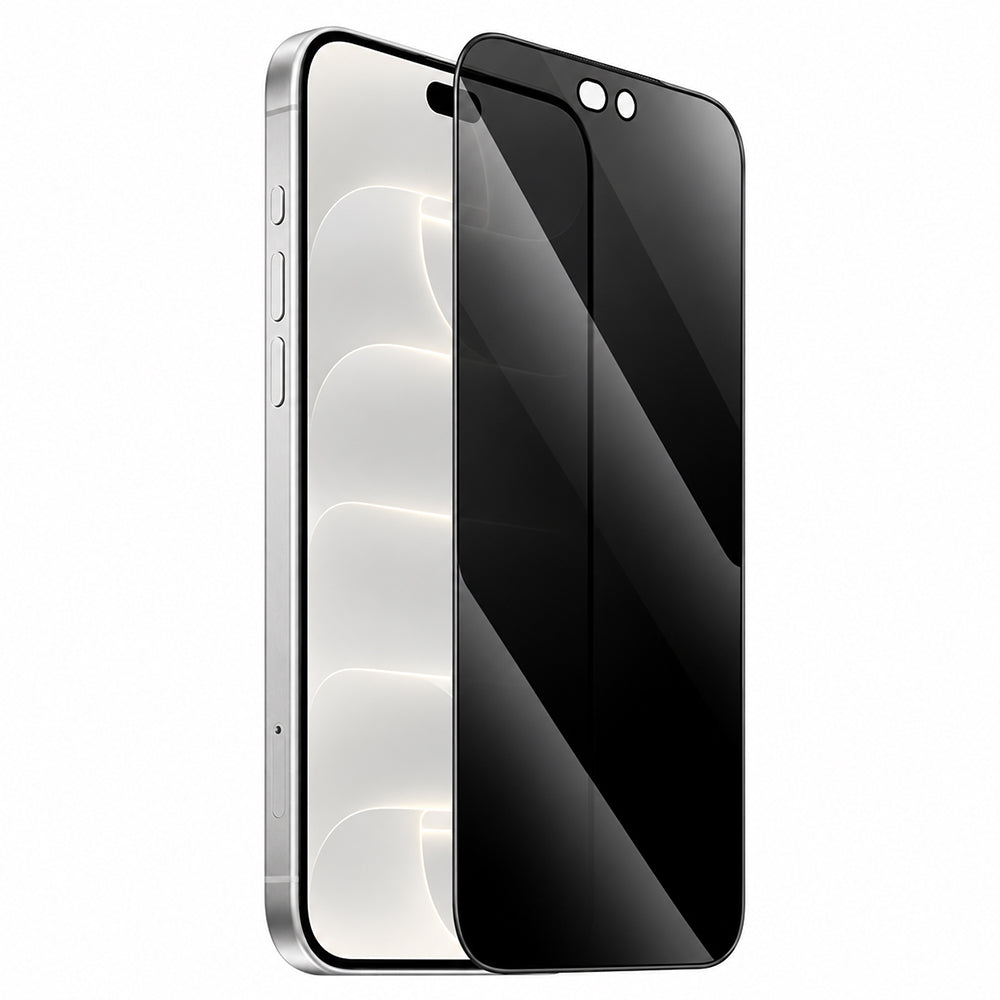 Folie de protectie Ecran Privacy Blueo Anti-Peep Applicator Pro pentru Apple iPhone 18 Pro Max, Sticla Securizata, Full Glue