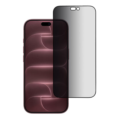 Folie de protectie Ecran Privacy Blueo Anti Peep AR pentru Apple iPhone 18 Pro Max, Sticla Securizata, Full Glue, 3D