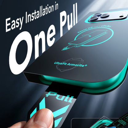 Folie de protectie Ecran Privacy ESR Armorite UltraFit pentru Apple iPhone 18 Pro, Sticla Securizata, Full Glue, Set 2 bucati