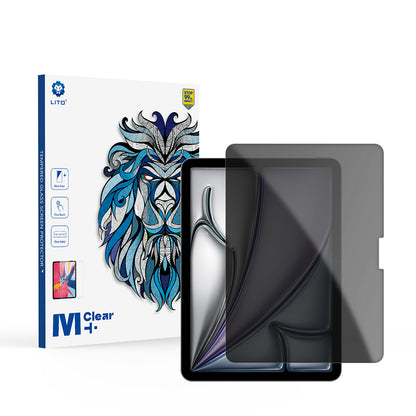 Folie de protectie Ecran Privacy Lito Classic pentru Apple iPad Air 11 (2026) / Air 11 (2025), Sticla Securizata, Full Glue, 2.5D