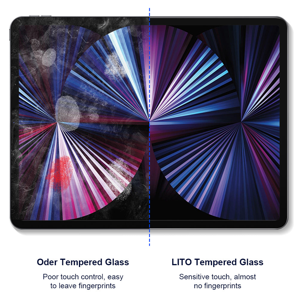 Folie de protectie Ecran Privacy Lito Classic pentru Apple iPad Air 13 (2026) / Pro 13 (2025), Sticla Securizata, Full Glue, 2.5D