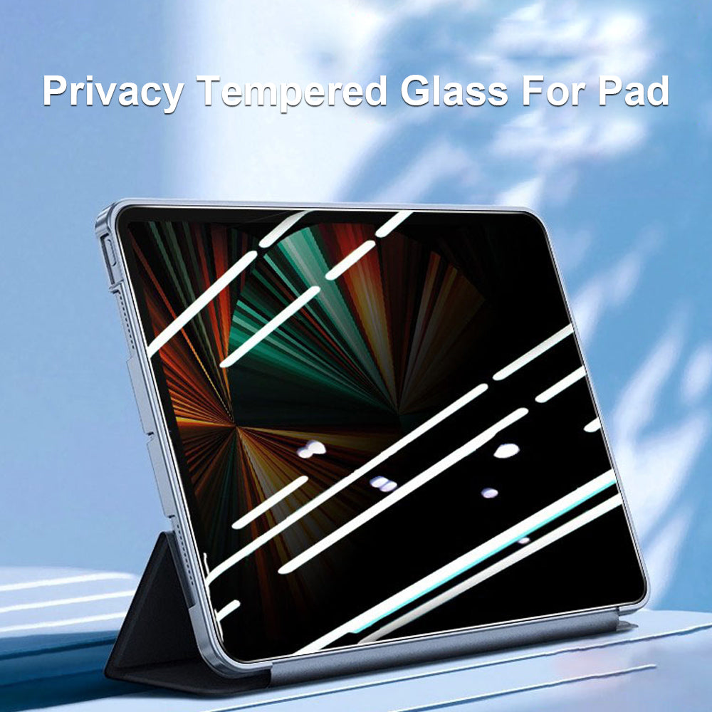Folie de protectie Ecran Privacy Lito Classic pentru Apple iPad Pro 11 (2024), Sticla Securizata, Full Glue, 2.5D
