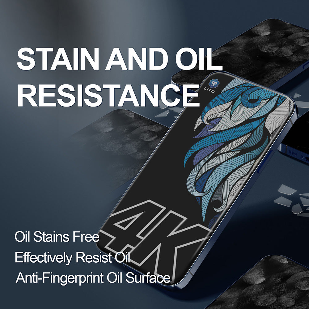 Folie de protectie Ecran Privacy Lito D+ Max 4K pentru Apple iPhone 17 Air, Sticla Securizata, Full Glue