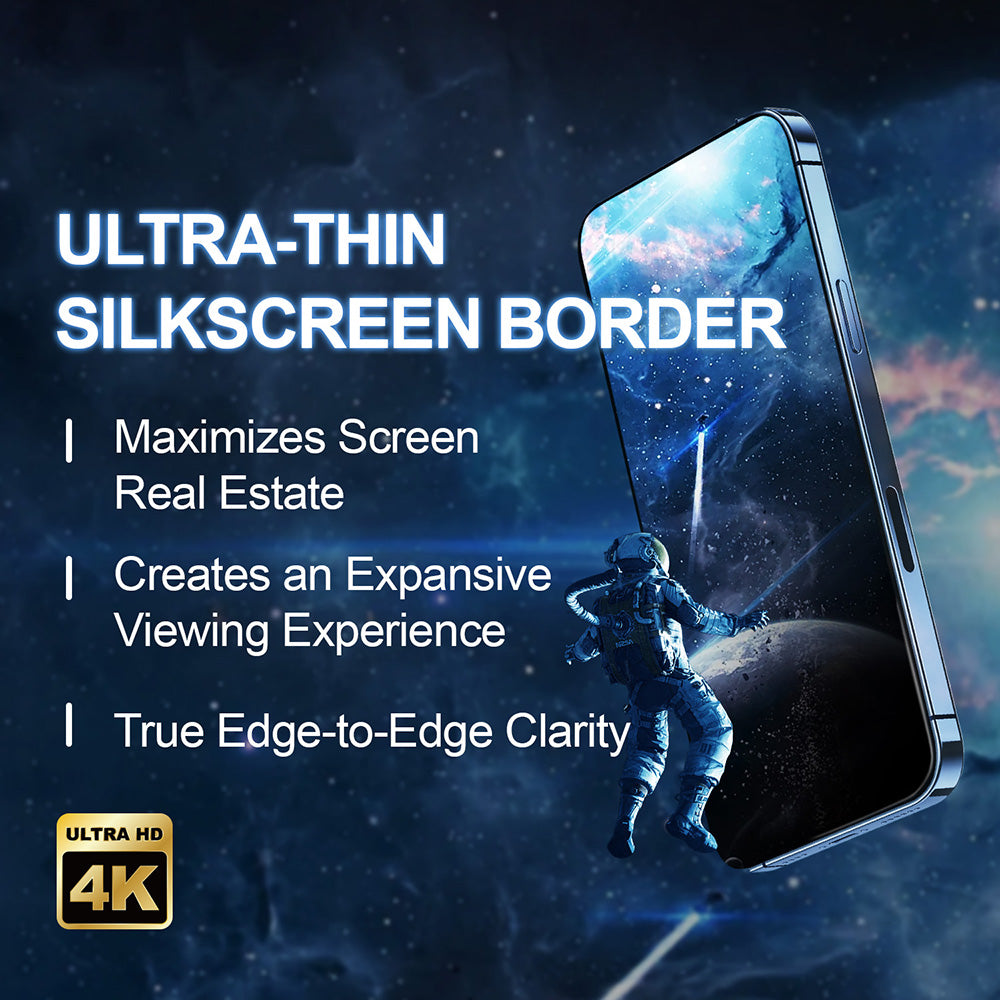 Folie de protectie Ecran Privacy Lito D+ Max 4K pentru Apple iPhone 17 Pro, Sticla Securizata, Full Glue