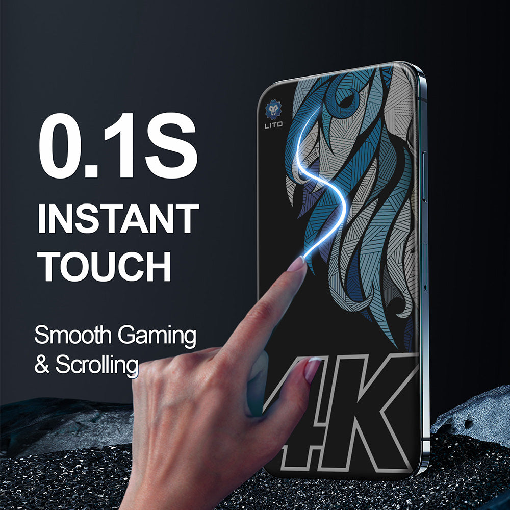 Folie de protectie Ecran Privacy Lito D+ Max 4K pentru Apple iPhone 17 Pro, Sticla Securizata, Full Glue