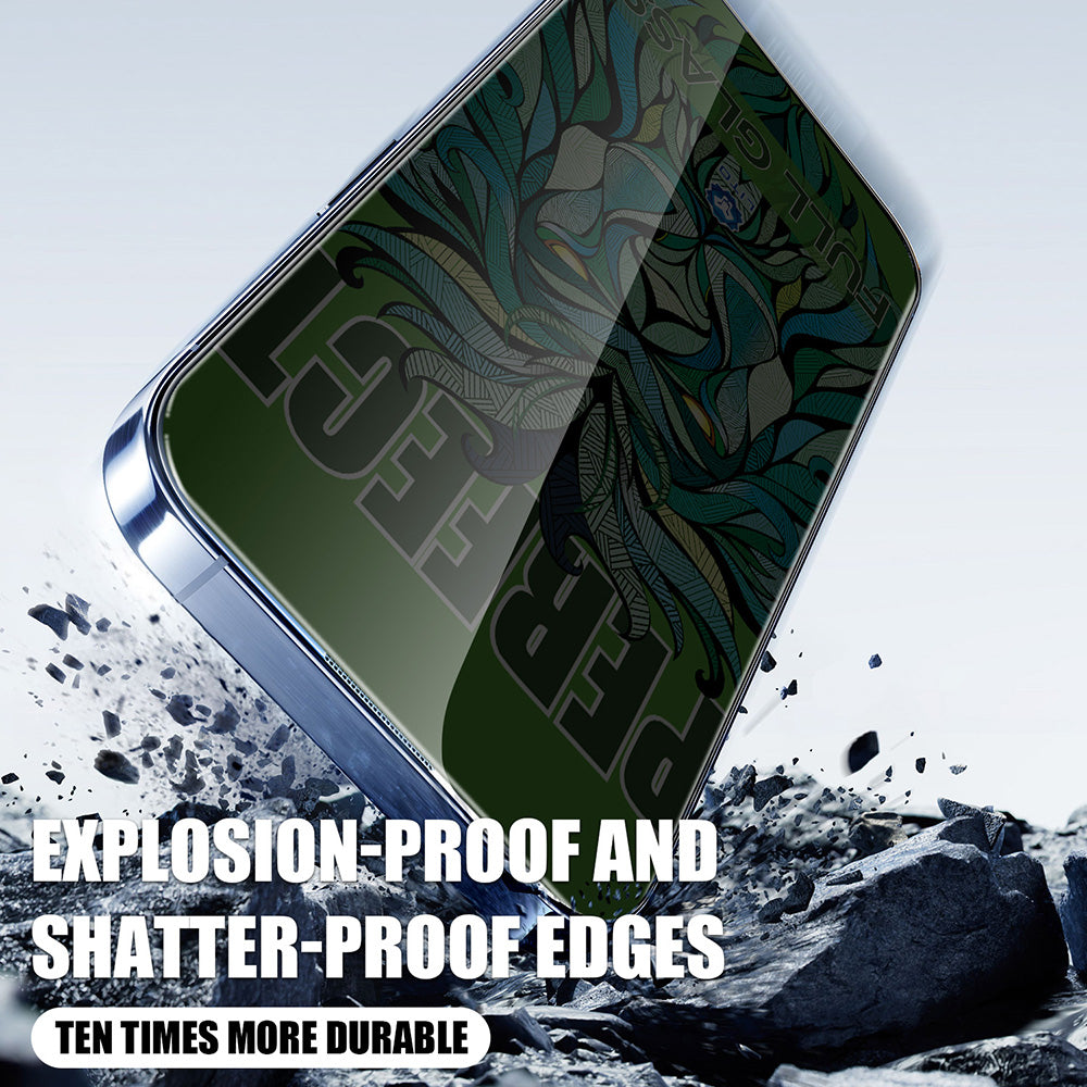 Folie de protectie Ecran Privacy Lito D+ Max Strong pentru Apple iPhone 17 Pro, Sticla Securizata, Full Glue