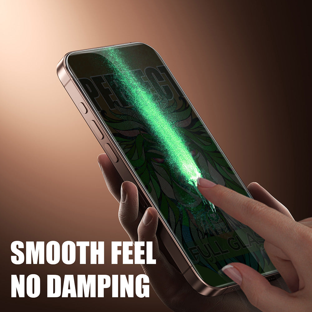 Folie de protectie Ecran Privacy Lito D+ Max Strong pentru Apple iPhone 17 Pro, Sticla Securizata, Full Glue