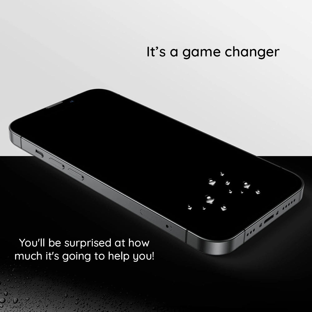 Folie de protectie Ecran Privacy Lito HD Pro pentru Apple iPhone 15 Plus, Sticla Securizata, Full Glue