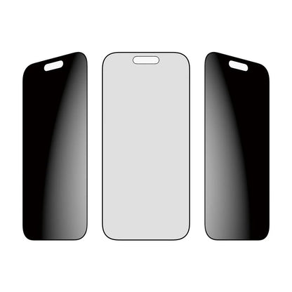 Folie de protectie Ecran Privacy PanzerGlass Ultra-Wide Fit 2-Way EasyAligner pentru Apple iPhone 17 / 16 Pro, Sticla Securizata, Full Glue