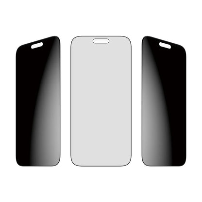 Folie de protectie Ecran Privacy PanzerGlass Ultra-Wide Fit 2-Way EasyAligner pentru Apple iPhone 17 Pro Max, Sticla Securizata, Full Glue