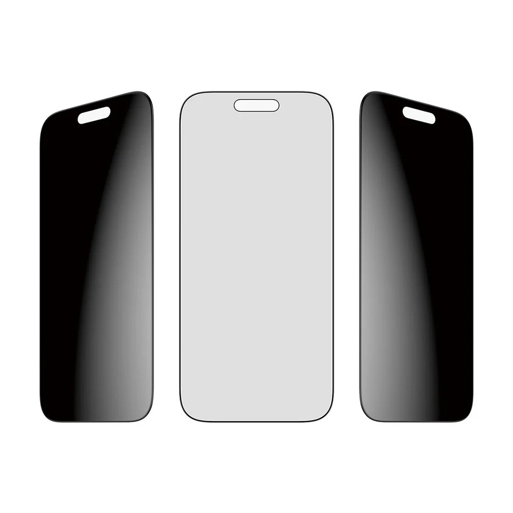 Folie de protectie Ecran Privacy PanzerGlass Ultra-Wide Fit 2-Way EasyAligner pentru Apple iPhone 17 Pro, Sticla Securizata, Full Glue