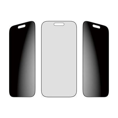 Folie de protectie Ecran Privacy PanzerGlass Ultra-Wide Fit 2-Way EasyAligner pentru Apple iPhone 17 Pro, Sticla Securizata, Full Glue