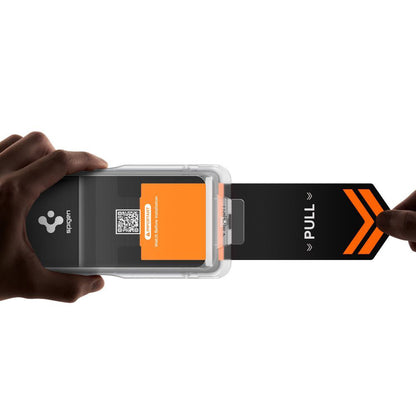 Folie de protectie Ecran Privacy Spigen GlastR EZ FIT Pro HD pentru Samsung Galaxy S26 S942, Sticla Securizata, Full Glue, Set 2 bucati AGL11096