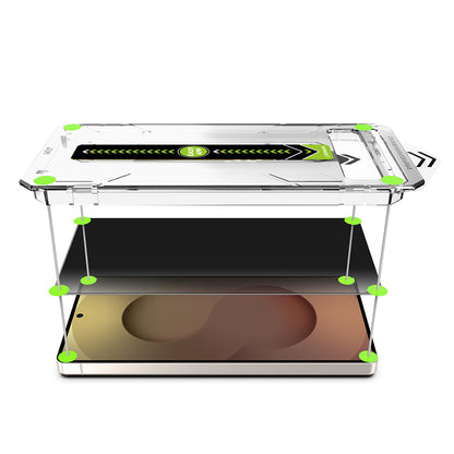 Folie de protectie Ecran Privacy Techsuit TitanGlass CrystalHD pentru Samsung Galaxy A37 5G / A36 A366, Sticla Securizata, Full Glue, Set 2 bucati