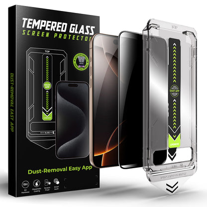 Folie de protectie Ecran Privacy Techsuit TitanGlass pentru Apple iPhone 14 Pro Max, Sticla Securizata, Full Glue