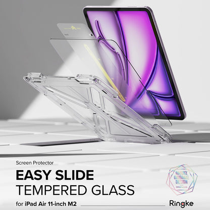 Folie de protectie Ecran Ringke Easy Slide pentru Apple iPad Air 11 (2026) / Air 11 (2025), Sticla Securizata, Full Glue