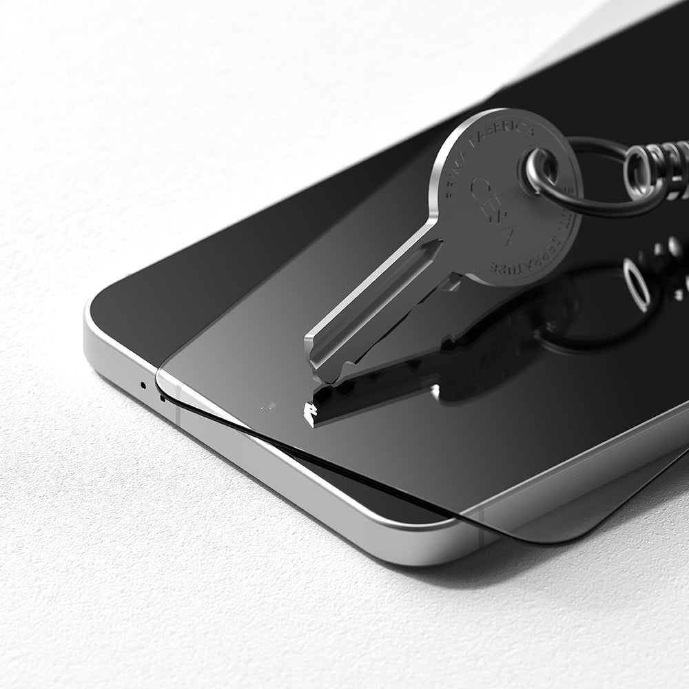 Folie de protectie Ecran Ringke Easy Slide pentru Samsung Galaxy A57 5G, Sticla Securizata, Full Glue, Set 2 bucati