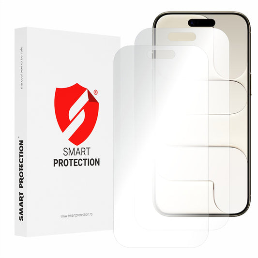Folie de protectie Ecran Smart Protection Premium Classic pentru Apple iPhone 17 Air, Plastic, Set 2 bucati