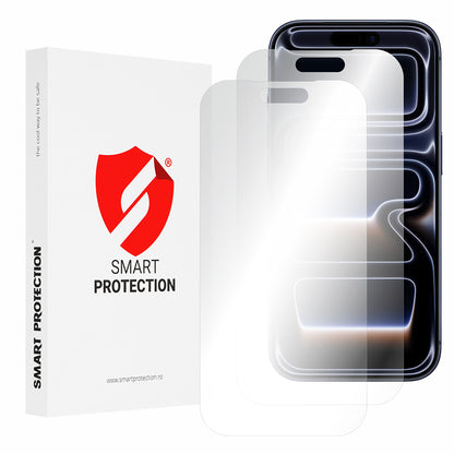 Folie de protectie Ecran Smart Protection Premium Classic pentru Apple iPhone 17 Pro, Plastic, Set 2 bucati