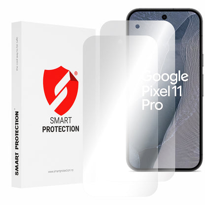 Folie de protectie Ecran Smart Protection Premium Classic pentru Google Pixel 11 Pro, Plastic, Full Glue, Set 2 bucati