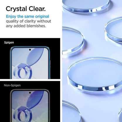 Folie de protectie Ecran Spigen GlastR Align Master pentru Samsung Galaxy A54 A546, Sticla Securizata, Full Glue, Set 2 bucati AGL05966