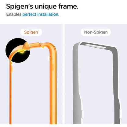 Folie de protectie Ecran Spigen GlastR Align Master pentru Samsung Galaxy A54 A546, Sticla Securizata, Full Glue, Set 2 bucati AGL05966