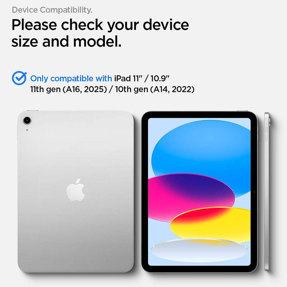 Folie de protectie Ecran Spigen GlastR Align Master T pentru Apple iPad (2025) / (2022), Sticla Securizata, Full Glue AGL11698