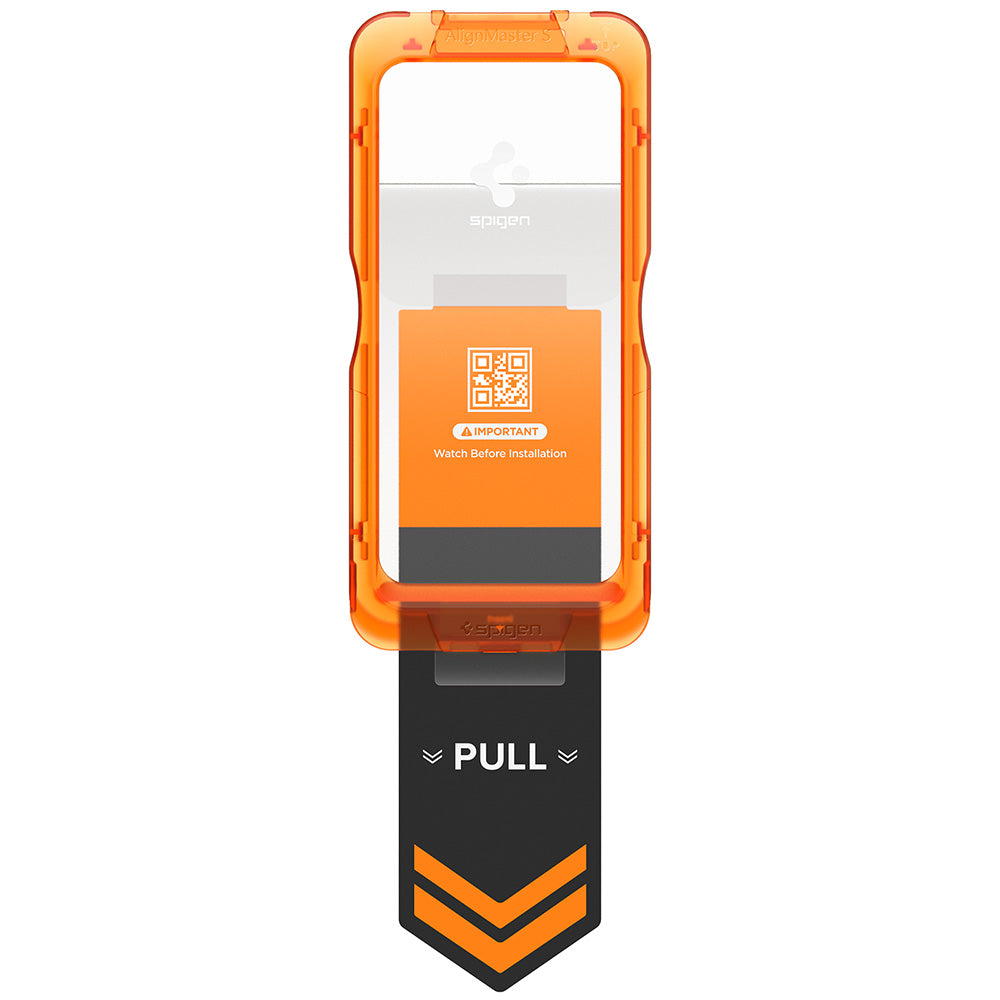 Folie de protectie Ecran Spigen GlastR AlignMaster S pentru Apple iPhone 18 Pro Max / 17 Pro Max, Sticla Securizata, Full Glue, Set 2 bucati AGL10101