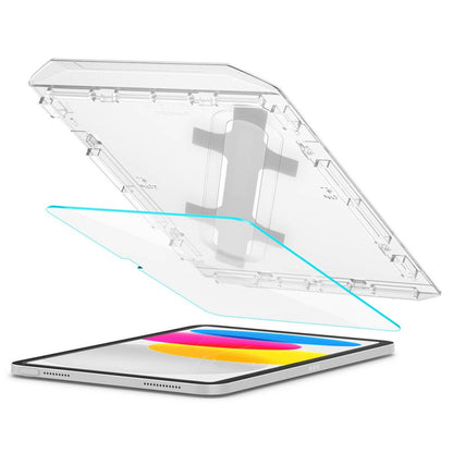 Folie de protectie Ecran Spigen GlastR EZ FIT pentru Apple iPad (2025) / (2022), Sticla Securizata, Full Glue AGL05554