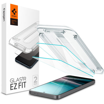 Folie de protectie Ecran Spigen GlastR EZ FIT pentru Samsung Galaxy A36 A366, Sticla Securizata, Full Glue, Set 2 bucati AGL09202