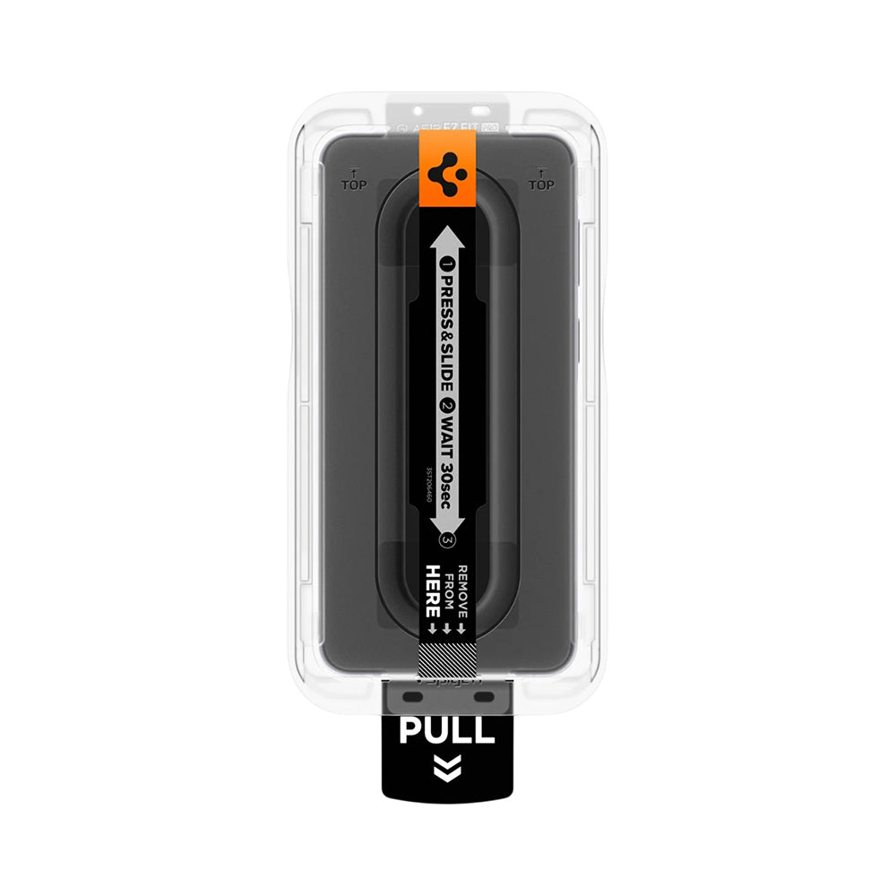 Folie de protectie Ecran Spigen GlastR EZ FIT Pro HD pentru Samsung Galaxy A57 5G, Sticla Securizata, Full Glue, Set 2 bucati AGL11397