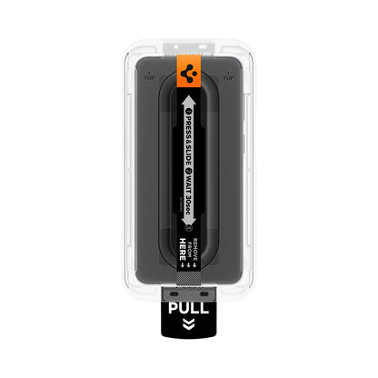 Folie de protectie Ecran Spigen GlastR EZ FIT Pro HD pentru Samsung Galaxy A57 5G, Sticla Securizata, Full Glue, Set 2 bucati AGL11397