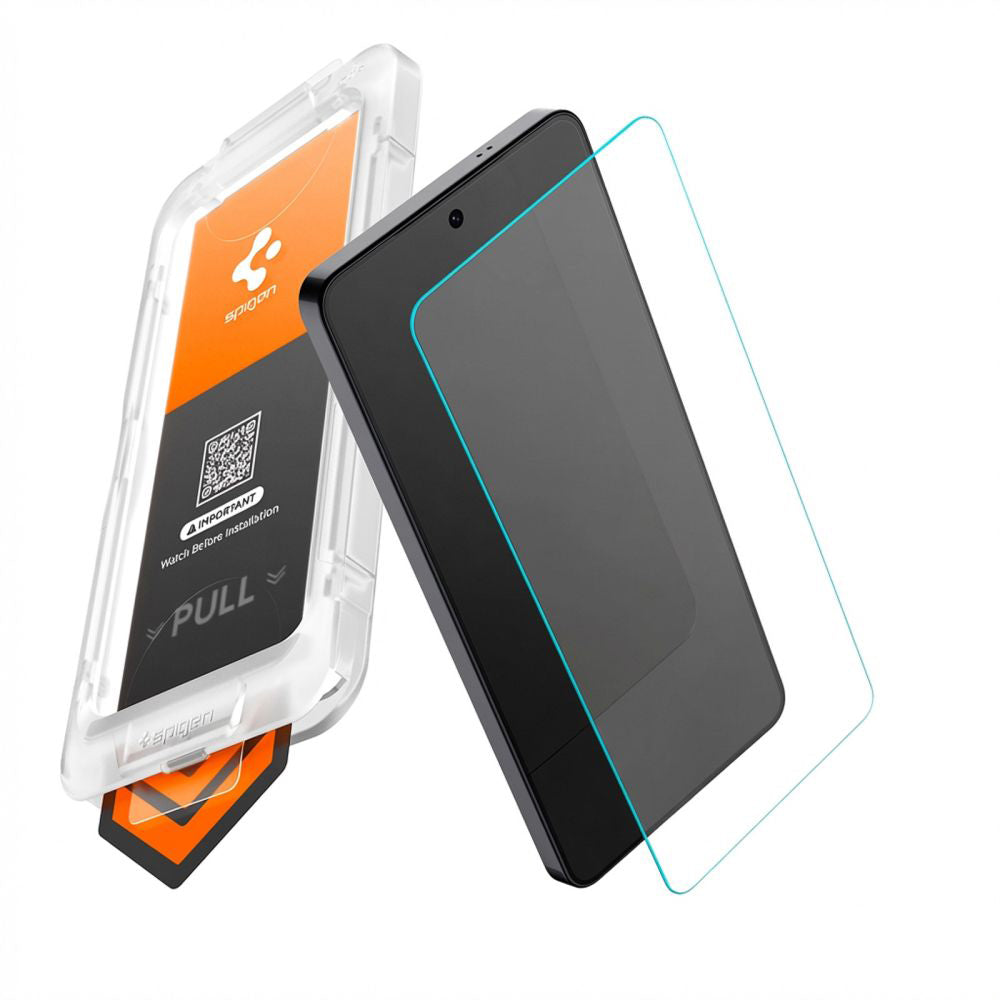 Folie de protectie Ecran Spigen GlastR EZ FIT Pro HD pentru Samsung Galaxy S26 Plus S947, Sticla Securizata, Full Glue AGL11086