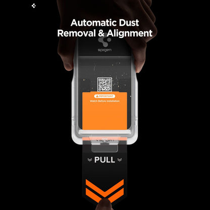Folie de protectie Ecran Spigen GlastR EZ FIT Pro HD pentru Samsung Galaxy S26 Plus S947, Sticla Securizata, Full Glue AGL11086