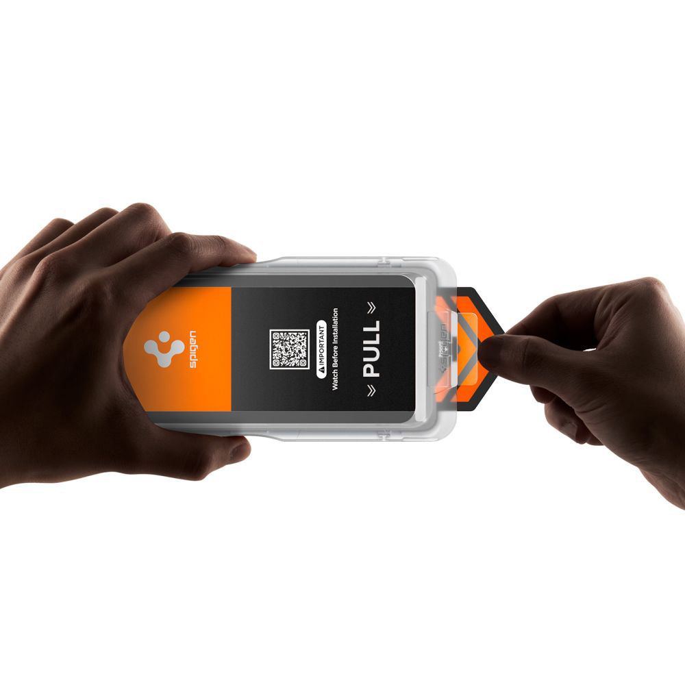 Folie de protectie Ecran Spigen GlastR EZ FIT Pro HD pentru Samsung Galaxy S26 Ultra S948, Sticla Securizata, Full Glue, Set 2 bucati AGL11072