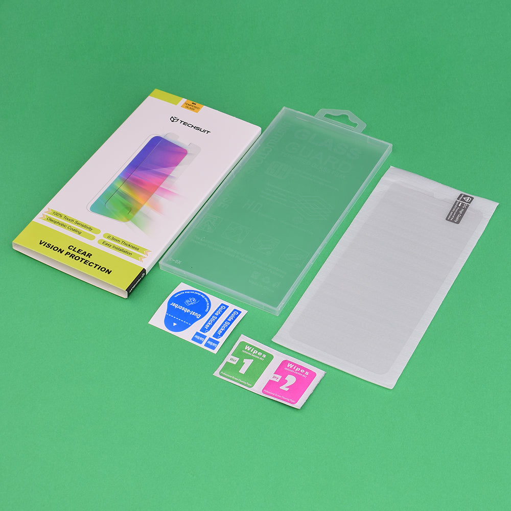 Folie de protectie Ecran Techsuit Clear Vision pentru Oppo A60, Sticla Securizata, Full Glue, Transparenta