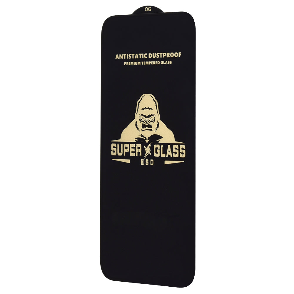 Folie de protectie Ecran Techsuit pentru Apple iPhone 13 Pro Max, Sticla Securizata, Full Glue, Neagra