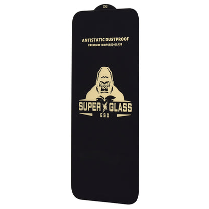 Folie de protectie Ecran Techsuit pentru Apple iPhone 13 Pro Max, Sticla Securizata, Full Glue, Neagra