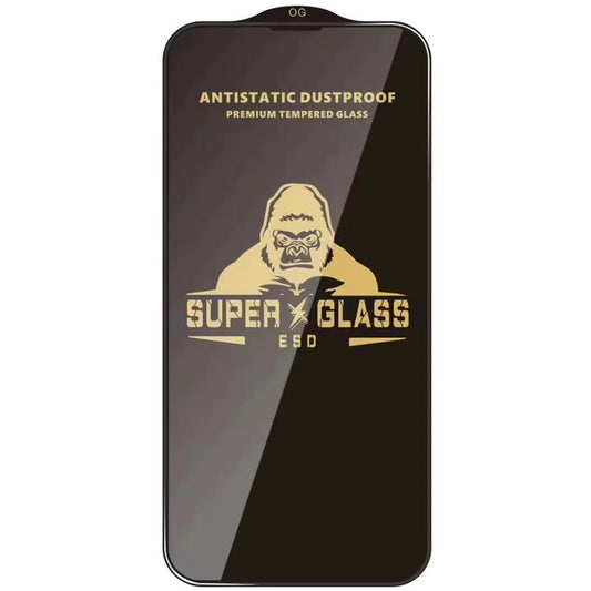 Folie de protectie Ecran Techsuit pentru Apple iPhone 18 Pro, Sticla Securizata, Full Glue, Neagra