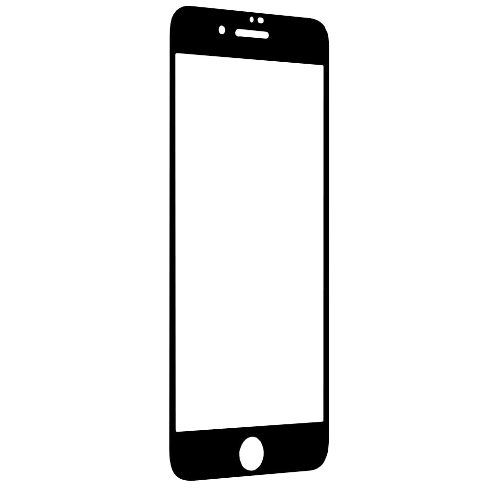 Folie de protectie Ecran Techsuit pentru Apple iPhone SE (2022) / SE (2020) / 8 / 7, Sticla Securizata, Full Glue, 111D, Neagra