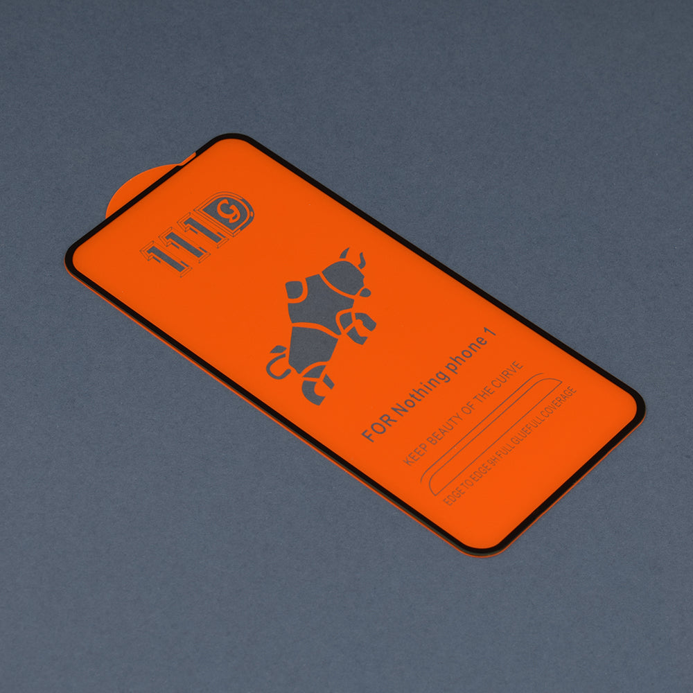 Folie de protectie Ecran Techsuit pentru Nothing Phone (1), Sticla Securizata, Full Glue, 111D, Neagra