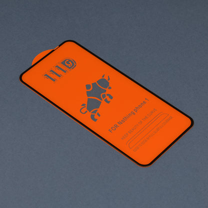Folie de protectie Ecran Techsuit pentru Nothing Phone (1), Sticla Securizata, Full Glue, 111D, Neagra