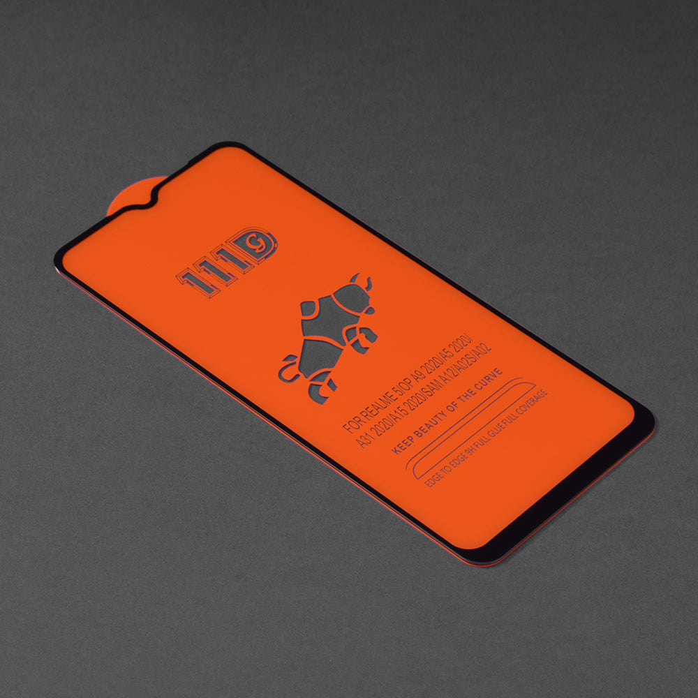 Folie de protectie Ecran Techsuit pentru Oppo A16s / A54s / A16 / A15s / A15, Sticla Securizata, Full Glue, 111D, Neagra