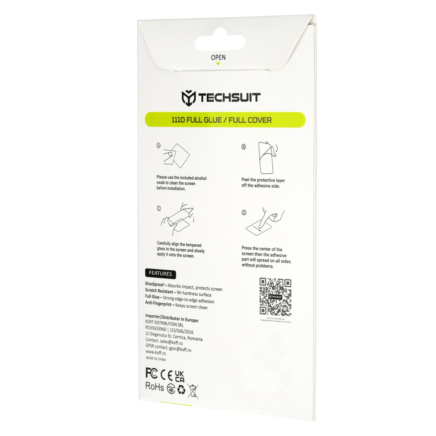 Folie de protectie Ecran Techsuit pentru Samsung Galaxy A27 5G, Sticla Securizata, Full Glue, 111D, Neagra