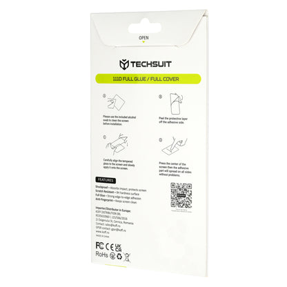 Folie de protectie Ecran Techsuit pentru Samsung Galaxy A27 5G, Sticla Securizata, Full Glue, 111D, Neagra