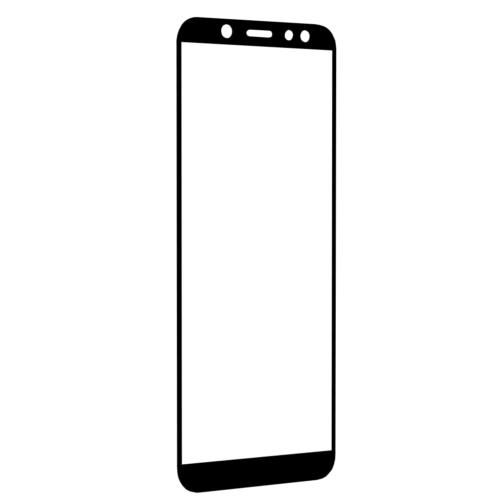 Folie de protectie Ecran Techsuit pentru Samsung Galaxy A6 Plus (2018) A605, Sticla Securizata, Full Glue, 111D, Neagra