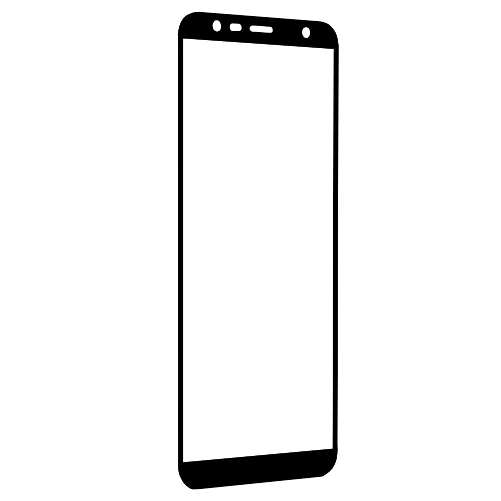 Folie de protectie Ecran Techsuit pentru Samsung Galaxy J6+ J610 / J4 Plus (2018) J415, Sticla Securizata, Full Glue, 111D, Neagra