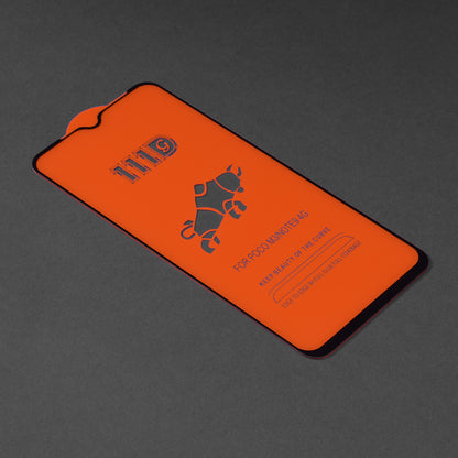 Folie de protectie Ecran Techsuit pentru Xiaomi Redmi 9 Power / 9T / Poco M3, Sticla Securizata, Full Glue, 111D, Neagra